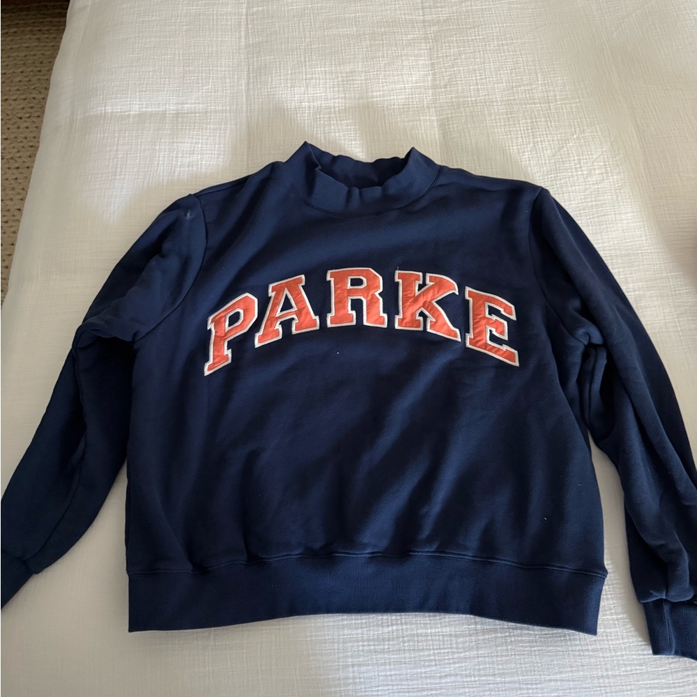 Parke Navy Blue Turtleneck Sweater